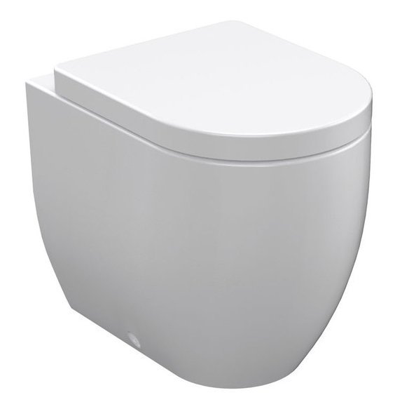 FLO WC mísa stojící, 36x51,5cm, spodní/zadní odpad, bílá 311601