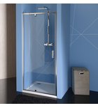 Photo: EASY LINE drzwi prysznicowe obrotowe 760-900mm, szkło czyste