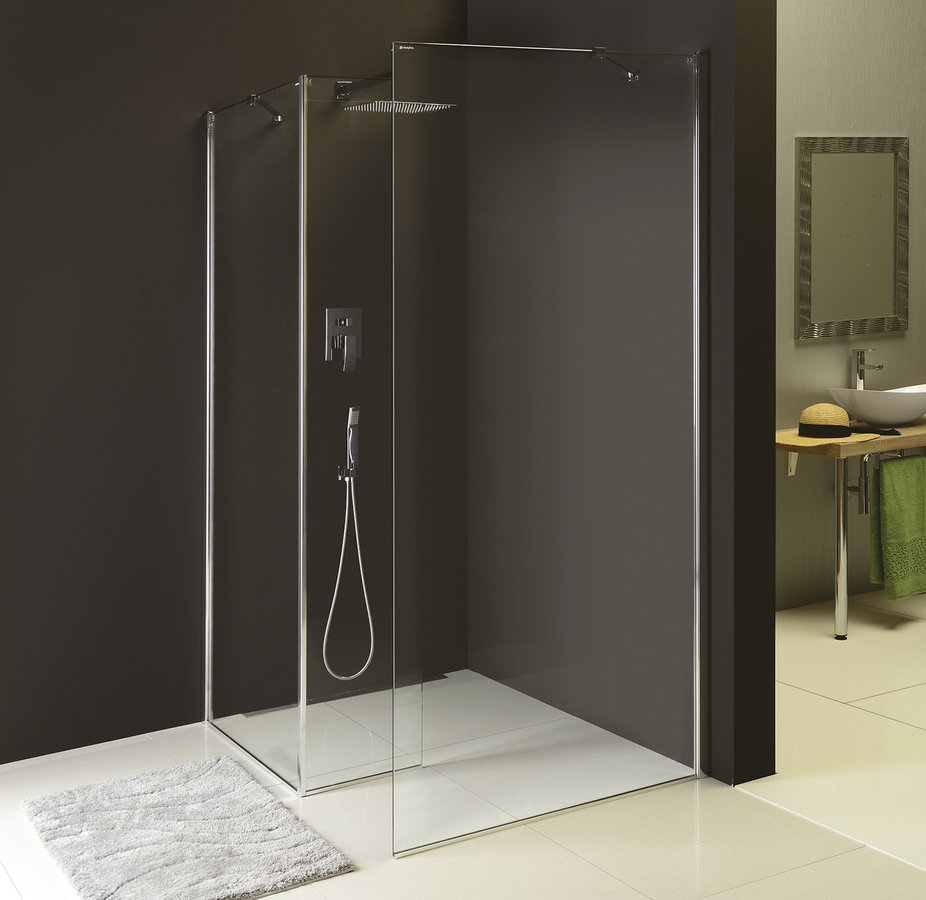 Polysan MODULAR SHOWER stěna k instalaci na zeď, pro připojení pevného panelu, 800 mm MS2A-80