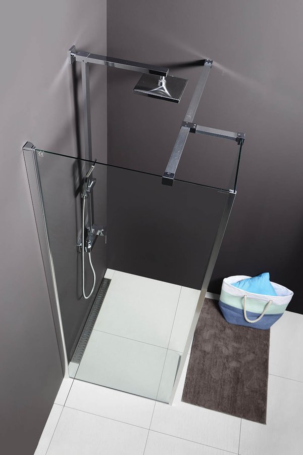 Polysan MODULAR SHOWER stěna k instalaci na zeď, pro připojení pevného panelu, 1000 mm MS2A-100