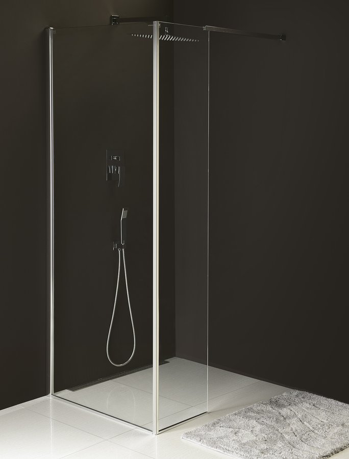 Polysan MODULAR SHOWER pevný panel k instalaci na stěnu modulu MS2, 1000 mm, levý MS2B-100L