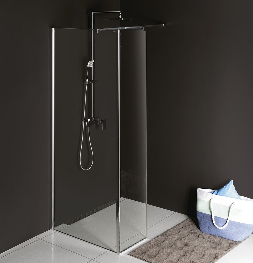Polysan MODULAR SHOWER pevný panel k instalaci na stěnu modulu MS2, 1000 mm, levý MS2B-100L