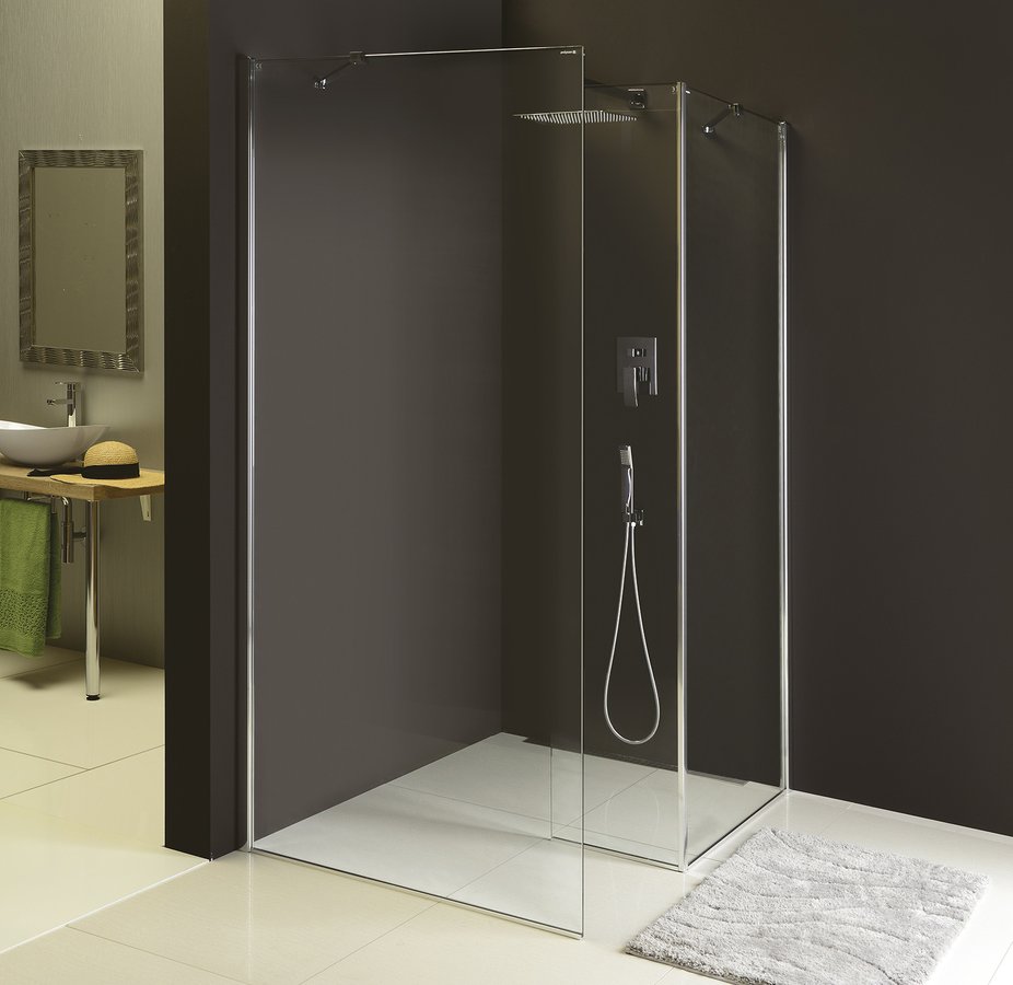 Polysan MODULAR SHOWER pevný panel k instalaci na stěnu modulu MS2, 1000 mm, pravý MS2B-100R