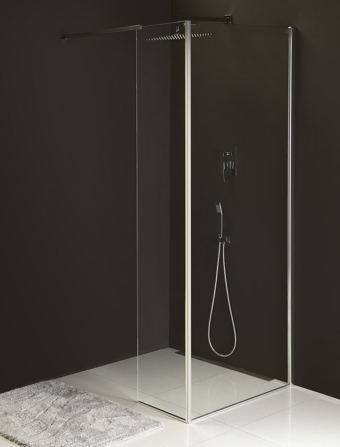 Polysan MODULAR SHOWER pevný panel k instalaci na stěnu modulu MS2, 1200 mm, pravý MS2B-120R