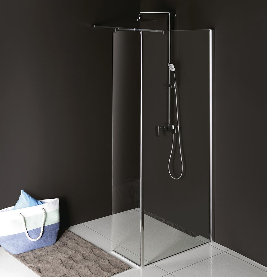 Polysan MODULAR SHOWER pevný panel k instalaci na stěnu modulu MS2, 1200 mm, pravý MS2B-120R