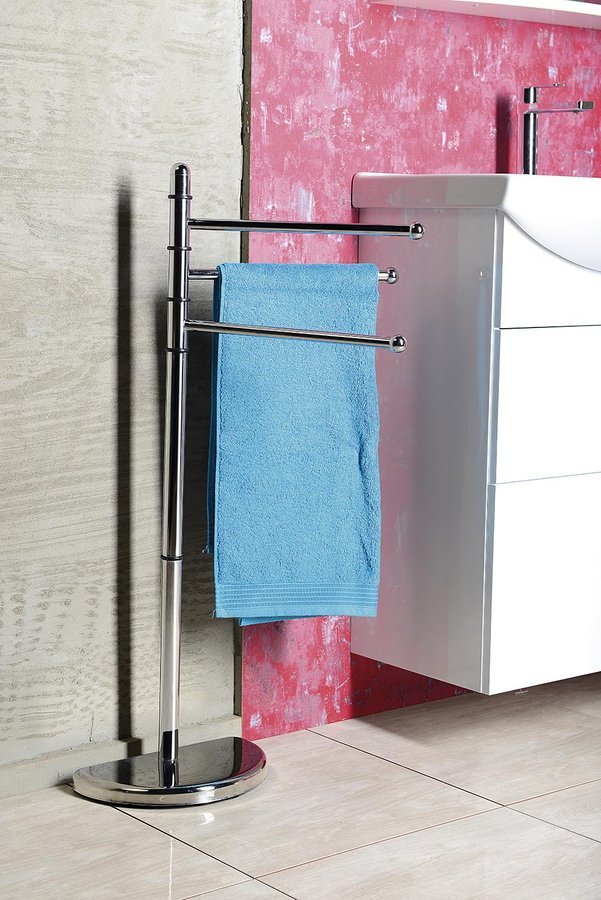 Gedy HIBISCUS stojan s držákem ručníků, chrom HI31