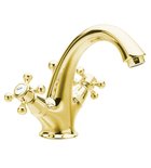 Photo: ANTEA Tall Washbasin Mixer Tap with Pop Up Waste, gold