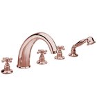 Photo: ANTEA Deck Mounted 5 Hole Mixer Tap, rose gold