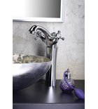 Photo: ANTEA bateria umywalkowa wysoka z odpływem, wysokość 245mm, chrom
