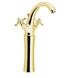 Photo: ANTEA Washbasin Mixer Tap high with Pop Up Waste (H) 300mm, gold