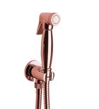 Photo: Bidet spray, classic, hose and handshower holder with shower connection, pink go