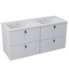 Photo: MITRA cabinet incl. washbasin 150x55x46 cm, white