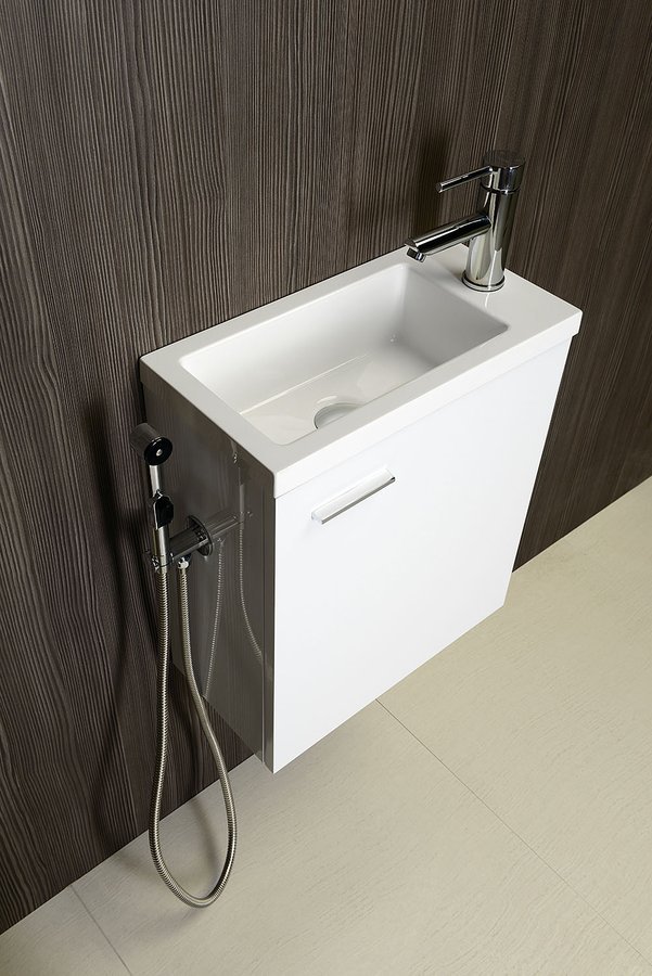 Sapho Vyústění pro baterie 1209-05 a 1209-09 k umístění na bok skříňky, chrom SG204