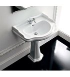Photo: RETRO Ceramic Washbasin 73x54cm, white