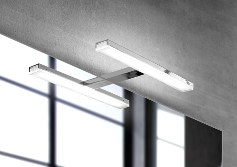 Sapho ESTHER LED nástěnné svítidlo, 6 W, 280x62x131 mm, chrom E26374CI