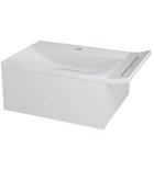 Photo: ZEUS szafka umywalkowa z syfonem 60x26x45 cm, biała (ZE070)