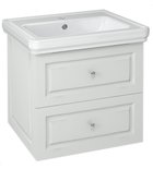 Photo: VIOLETA Vanity Unit 53,5x52x42,5cm+ washbasin 8731111, white semi-gloss
