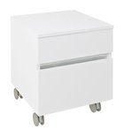Photo: AVICE wheeled cabinet with 2 drawers 45x57x48,5 cm, white