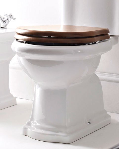 Kerasan RETRO WC sedátko, ořech/bronz 109340