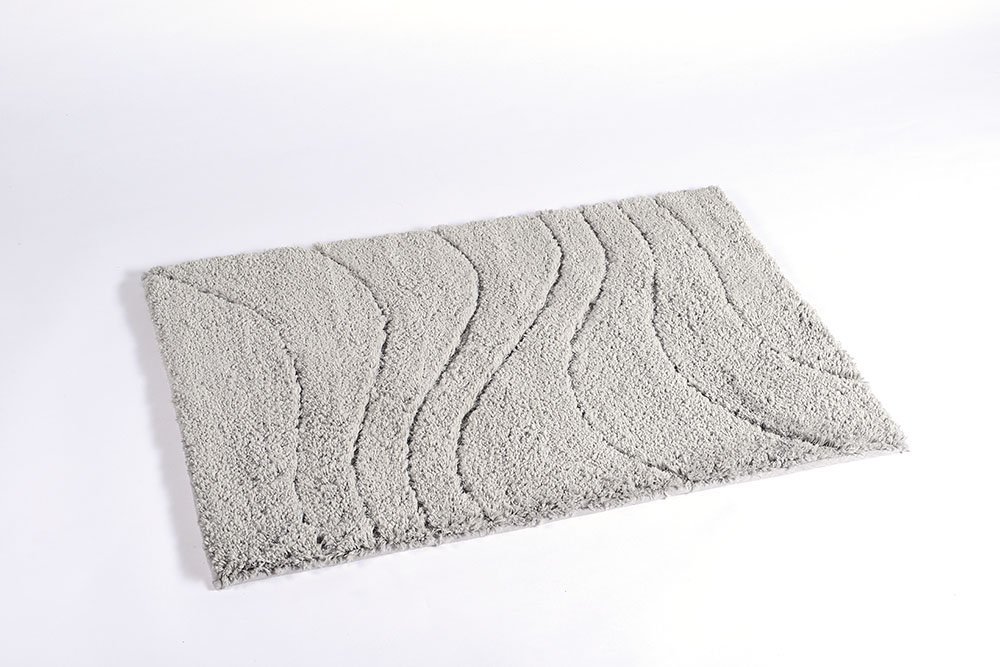 Ridder LA OLA předložka 60x90cm s protiskluzem, polyester, šedá 729307