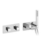 Photo: NOTOS Concealed Shower Mixer incl. Outlet + Hand Shower, 2 Ways, Ch