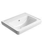 Photo: CLASSIC ceramic washbasin 60x46cm, no tap hole, white ExtraGlaze