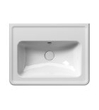 Photo: CLASSIC ceramic washbasin 60x46cm, no tap hole, white ExtraGlaze