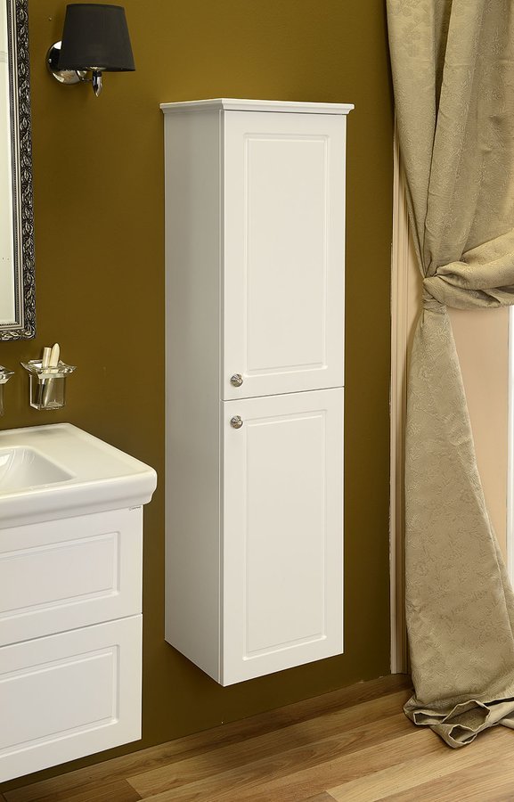 Sapho VIOLETA skříňka vysoká 35x140x30cm, pravá, bílá pololesk VI165-3131