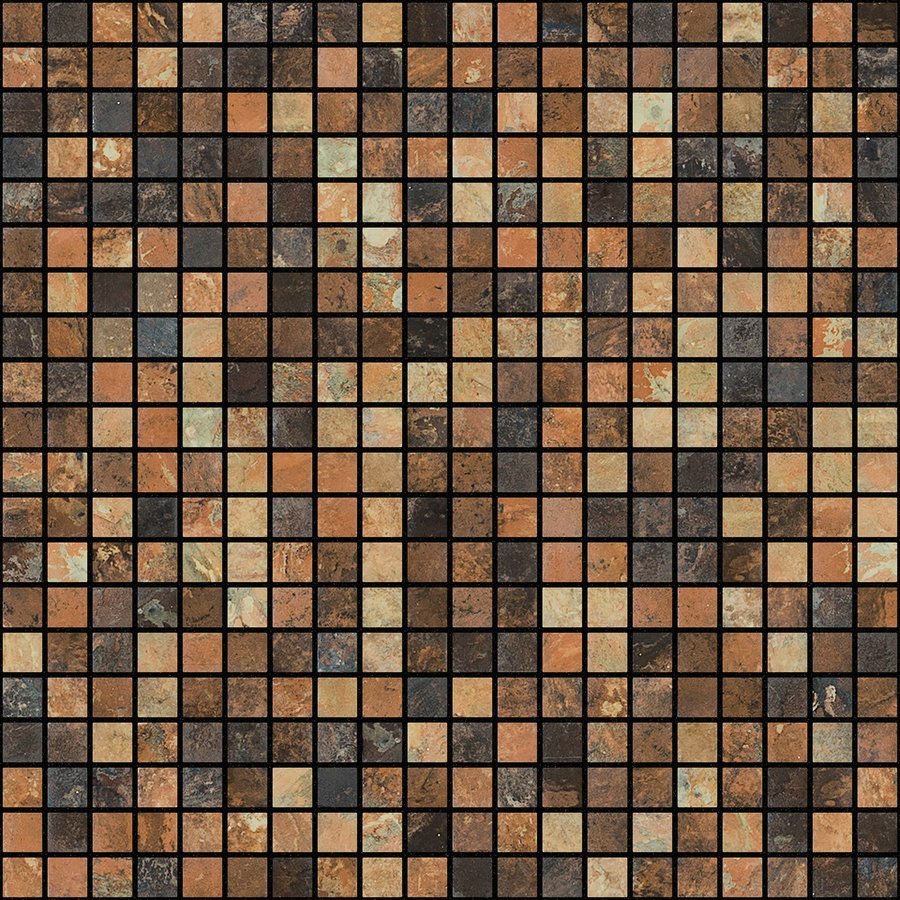 ZEN Riverstone Glass mosaic 25x25 mm (plato 31,2x49,5)