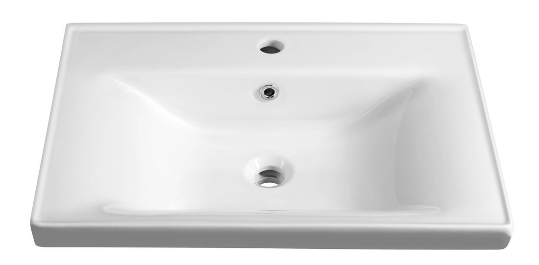 Aqualine SAVA 65 keramické umyvadlo nábytkové 65x46cm, bílá 2065