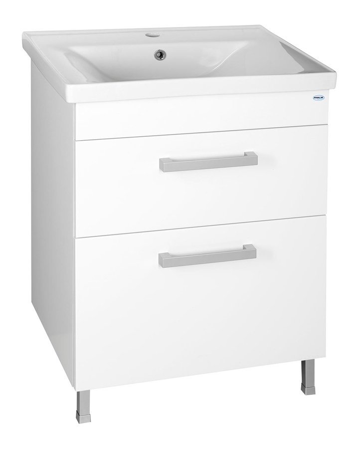 Aqualine SAVA 65 keramické umyvadlo nábytkové 65x46cm, bílá 2065
