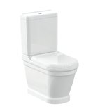 Photo: ANTIK WC mísa kombi, zadní/spodní odpad, 37x63cm, bílá