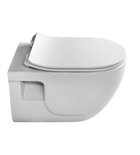 Photo: BRILLA závesná WC misa, Rimless, 36,5x53 cm, biela