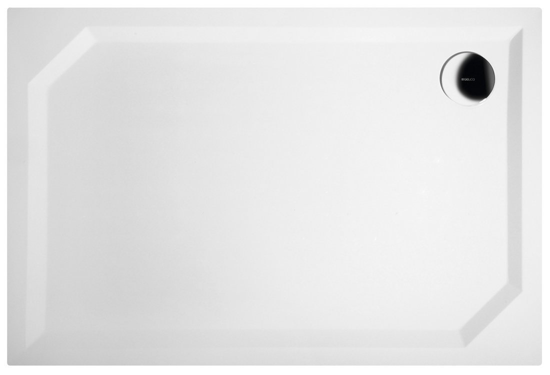SARA sprchová vanička z litého mramoru, obdélník 110x75cm, hladká HS11075