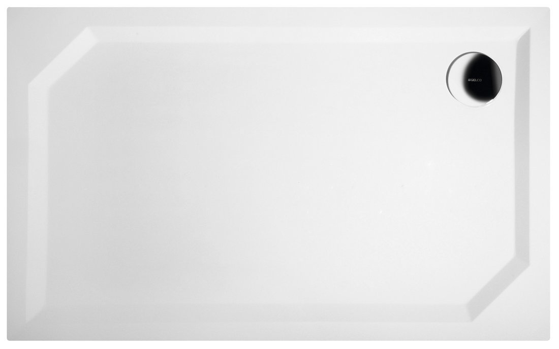 SARA sprchová vanička z litého mramoru, obdélník 120x75x3,5 cm, hladká HS12075