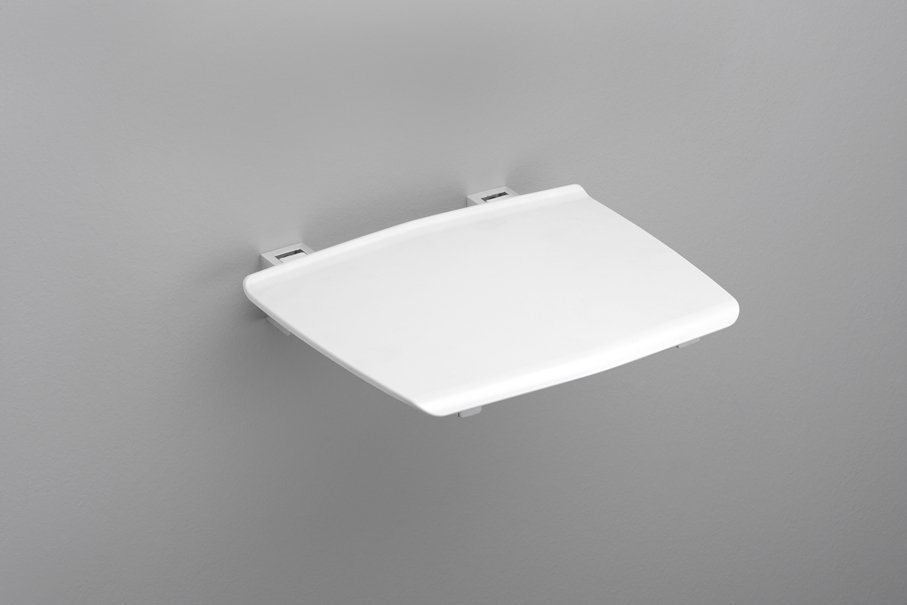 Gelco GELCO sklopné sedátko do sprchového koutu 32,5x32,5cm, bílá GS120W