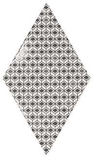 RHOMBUS WALL Pattern B&W 15,2x26,3 (EQ-20S) (1bal=1m2)