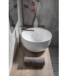 Photo: DOME Counter Top Ceramic Washbasin, Ø 45,5cm, white