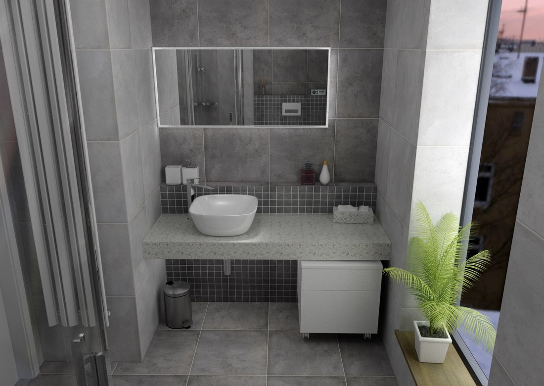 Sapho TAILOR rockstone deska 70x50 cm, provedení límce F TR070F