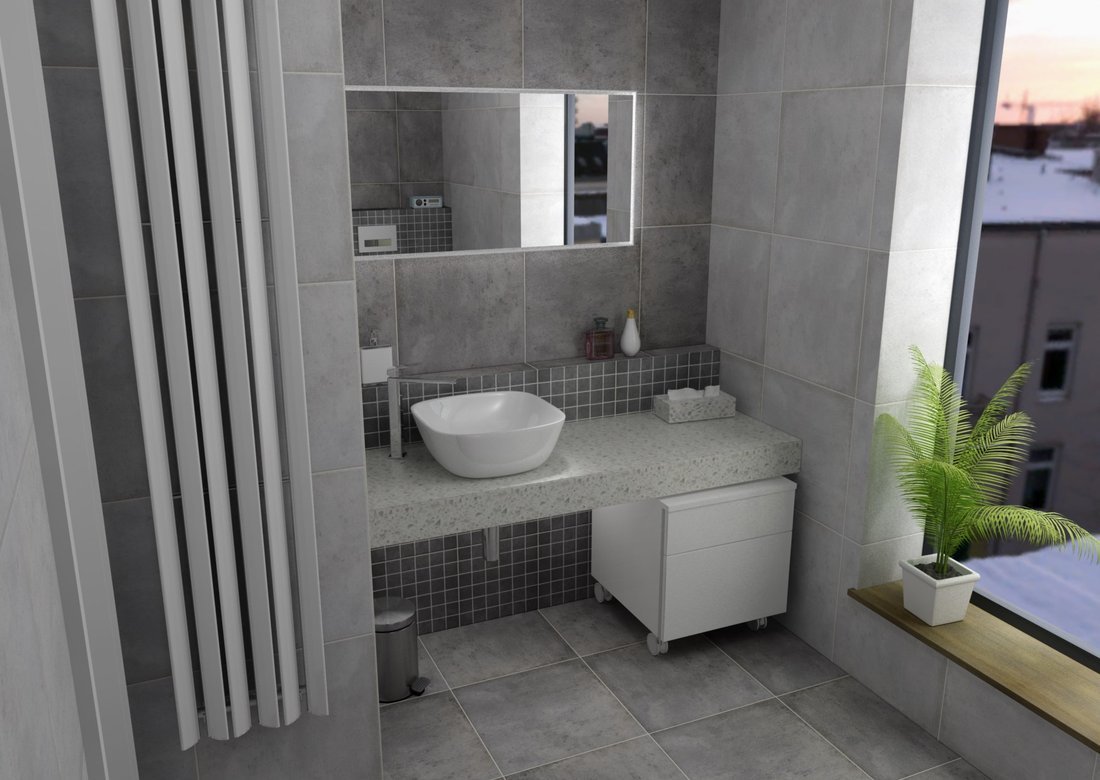 Sapho TAILOR rockstone deska 70x50 cm, provedení límce F TR070F