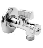 Photo: Angled valve A-80 1/2"x1/2" with water filter, anticalc, chrome
