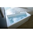 Photo: ANDRA L asymmetrische Badewanne 160x90x45cm, Weiß