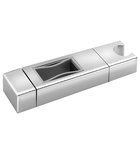 Photo: Replacement slider for shower bar 45x20mm, ABS/chrome