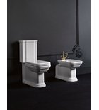 Photo: WALDORF Close Coupled Toilet, white-chrome
