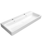 Photo: SAND ceramic washbasin 120x50 cm, 2 holes, white ExtraGlaze