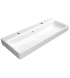 Photo: SAND ceramic washbasin 120x50 cm, 2 holes, white ExtraGlaze