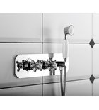Photo: SASSARI podom. sprchová term. baterie,ruční sprcha,držák,2 výstupy,chrom