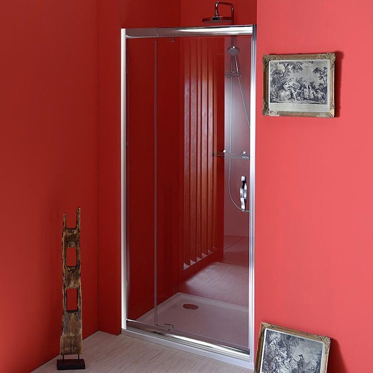 SIGMA sprchové dveře otočné 890-1030 mm, čiré sklo