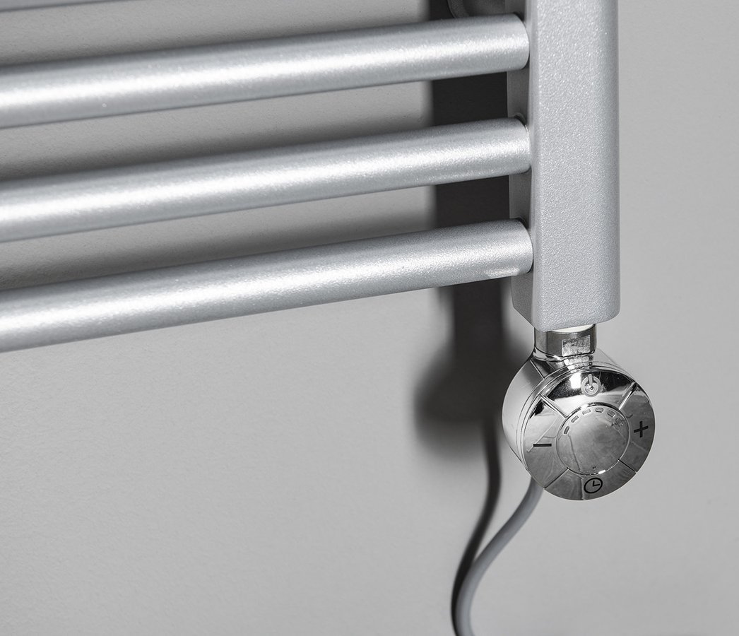 Aqualine Elektrická topná tyč s termostatem, rovný kabel, 300 W, chrom LT67443