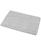 Photo: Non-Slip Bathroom Mat 50x80cm, 100% Microfibre/grey